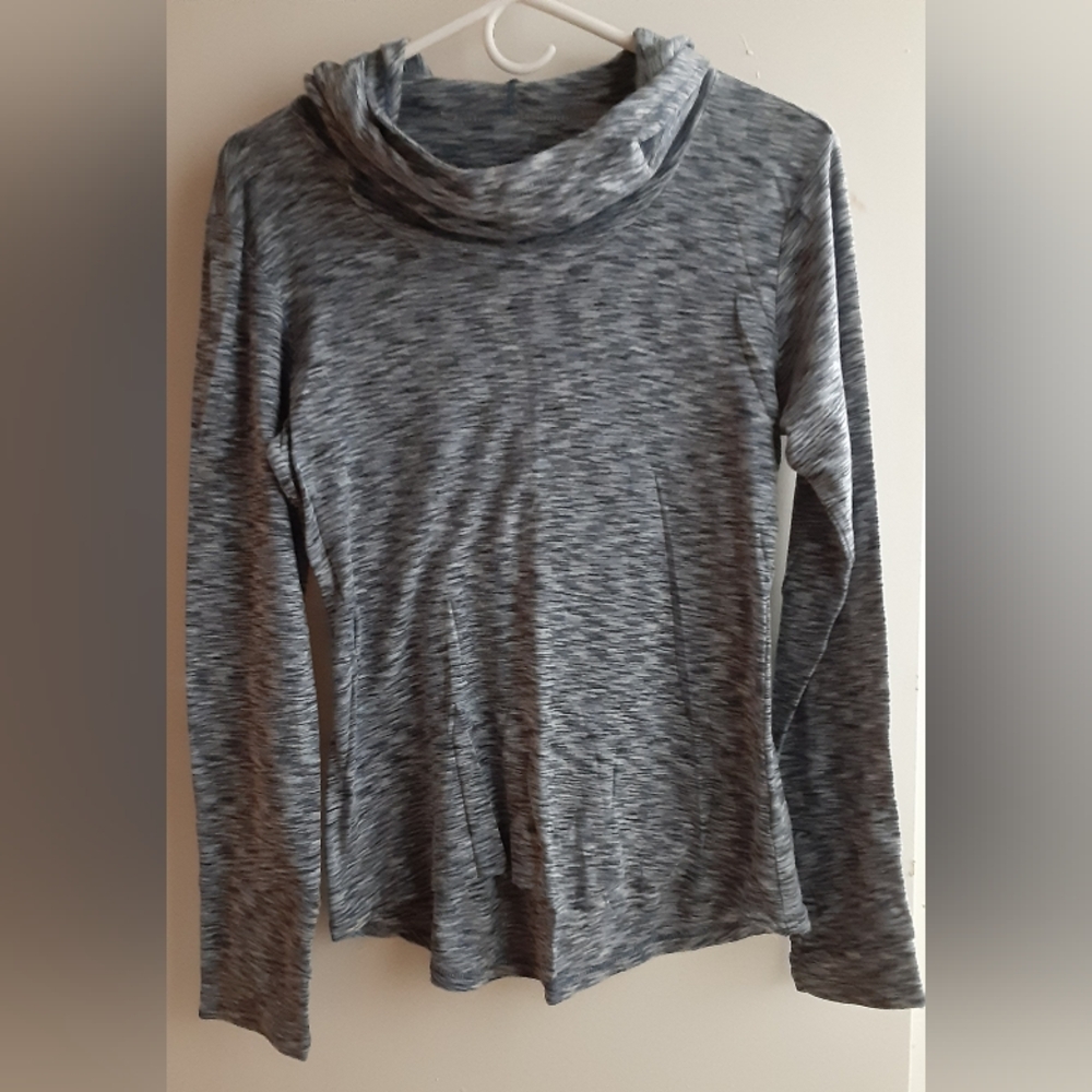 Women's hooded cowl neck shirt Colombia SMALL